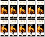 Lindt Excellence horká čokoláda pomaranč 100g x 10