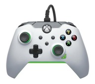 Káblový gamepad PDP Neon White pre PC Xbox