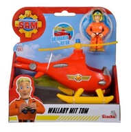 Požiarnik Sam vrtuľník Wallaby mini Simba
