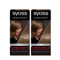 Syoss farba na vlasy 6-8 tmavá blond x 2