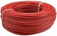 KÁBEL 1x0,75mm2 LGY WIRE 1x0,75 LINKA 0,75mm2 ČERVENÝ KRUH 100m