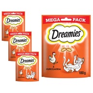 DREAMIES s kuracím pre mačku MEGA PACK 4 x 180g