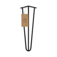 MORIA DESIGN Masívne kovové nohy konferenčného stolíka Hairpin, 48 cm, priemer 12