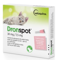 Vetoquinol DRONSPOT malá mačka 0,5 až 2,5 kg 2 pipety