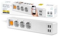 SMART POWERSTRIP WIFI ovládaný pásik 4xUSB 1,8m