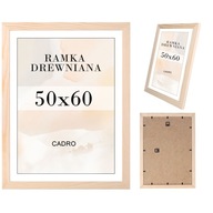 Rám 50x60 drevený rám, surová borovica