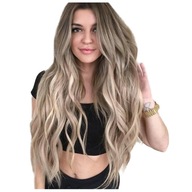 Parochňa blond hnedá ombre DLHÉ VLASY vlny 60 cm