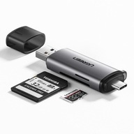 USB +USB-C adaptér UGREEN čítačka kariet SD + microSD