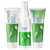 Sada kozmetiky na nohy AVON Footworks Coconut Lime