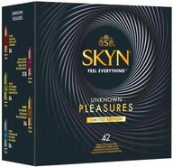 Skyn Unknown Pleasures kondómy 5 druhov Limitovaná edícia 42 kusov