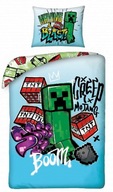 Licencované obliečky 140x200 Minecraft Creeper