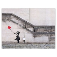 Plagáty 40x30 Banksy Girl Balloon