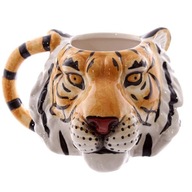 Tigrí hrnček TIGER HEAD ANIMAL VEĽKÝ 500 ML