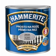 Hammerite Straight to Rust 0,75L - strieborný lesk