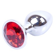 Boss of Toys Jewellery Silver PLUG- Red Korek