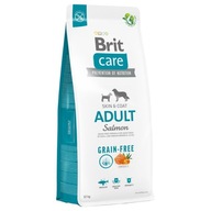 Brit Care Adult Losos bez obilnín 12 kg + zadarmo!!