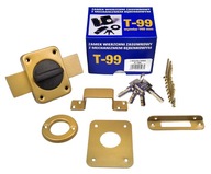 SURFACE LOCK, TYTAN T99 H PLUS GERDA GOLD GATE LOCK, 4 KEYS