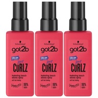 Got2b Got Curlz sprej na melírovanie kučeravých vlasov 3x150ml