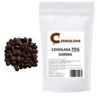 tmavá čokoláda 75% 1KG 1000g SILNÁ BITTER CALLEBAUT NAJLEPŠÍ CzekoLove