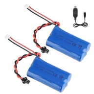 Batéria 1500 mAh 7,4 V li-iónovú batériu pre RC 4WD CAR 2 PCS