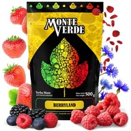 Yerba maté Monte Verde maté zelené BERRYLAND 500g malina ríbezle ovocie 0,5