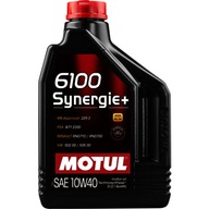 MOTUL 6100 SYNERGIE+ SL/CF OLEJ 10W/40 2L + ZADARMO