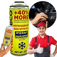 SADA NA DOBÍJANIE KLIMATIZÁCIE V aute GAZ Clima Fix Set R1234yf 400ml