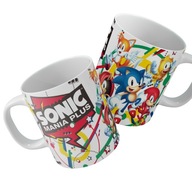 Hrnček Biele Darčekové Kreslené Vzory SONIC YOUR NAME