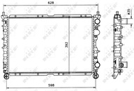 NRF 58085 Chladič, chladiaci systém motora