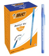 BIC ECO okrúhly guľôčkový hrot MODRÁ EKO ŠKOLA KANCELÁRSKA SÚPRAVA x60