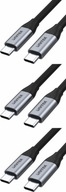 Kábel Unitek USB-C na USB-C kábel 10Gbps 4K 60Hz 20V/5A 100W x3