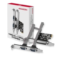 AXAGON Adaptér PCIe 2x rs232 + paralelný port