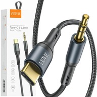 AUDIO KÁBEL USB C MINI JACK DAC 2M ADAPTÉR