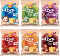 6x LAY'S LAYS OVEN BAKE pečené zemiakové lupienky, mix všetkých chutí