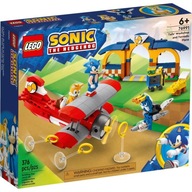 LEGO Sonic Tails s dielňou a dráhovým lietadlom. 76991