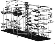 Guľôčkové dráhy spacerail gule na horskej dráhe úrovne 5