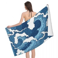 UTERÁK Plážový uterák Great Wave Off Kanagawa