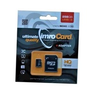 MICROSD PAMÄŤOVÁ KARTA 256GB MICRO CL10 SD ADAPTÉR