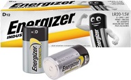 Výkonná batéria Energizer Industrial LR20 D x 12 ks