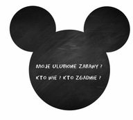 Nálepka na tabuľu Mickey Mouse Iné vzory XL