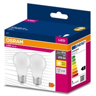 2x LED žiarovka E27 A60 4,9W 40W 470lm 3000K OSRAM