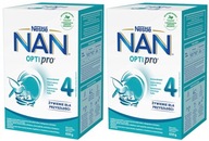 2x NAN Optipro 4 next mlieko Nestle 650g