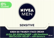 NIVEA MEN KRÉM NA TVÁR 50ML CITLIVÝ