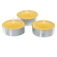 Sviečky proti komárom TEALIGHT, citrónový vosk, 40 ks.