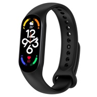 Silikónový remienok pre XIAOMI MI BAND 7, čierny