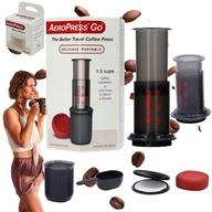 AEROPRESS KÁVOVAR S FILTRAMI 237ML 20 FILTROV ČIERNY hrnček/puzdro