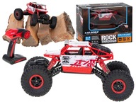 Diaľkové ovládanie do auta diaľkovo ovládaný RC Rock Crawler HB 2,4GHz 1:18 červený