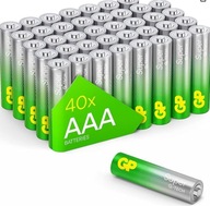 40x GP Super Alkaline AAA alkalická batéria LR3 R3