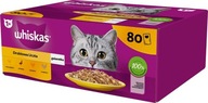 WHISKAS SACHETS KRMIVO PRE MAČKY S HYDINOU 80x85g