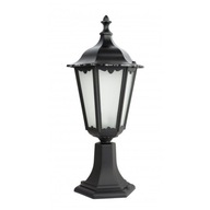 Čierna záhradná stojaca lampa RETRO CLASSIC, 51 cm